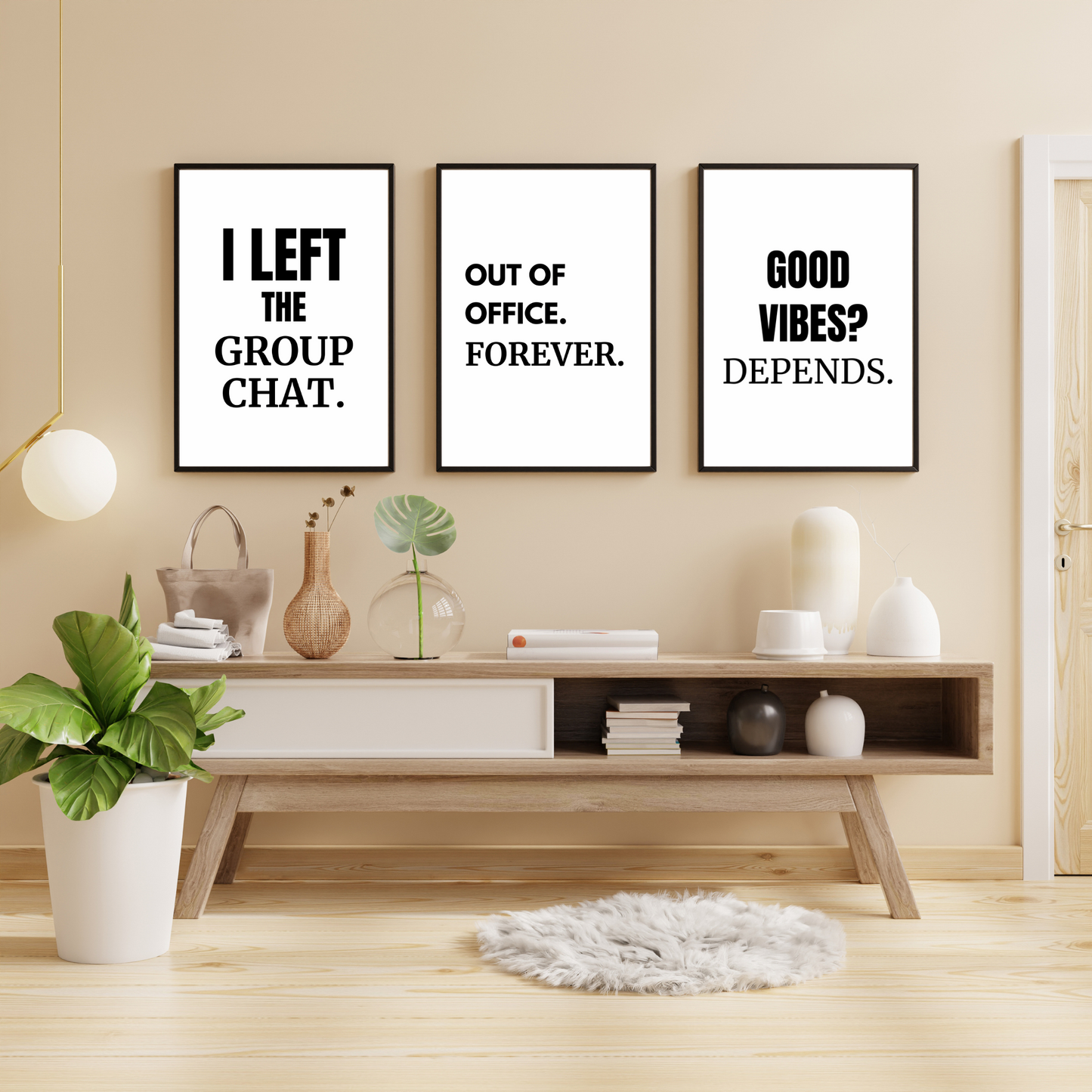Socially Checked Out Bundle - Framed Premium Posters