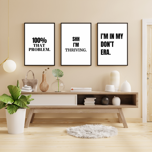 Main Character Energy Bundle - Framed Premium Posters